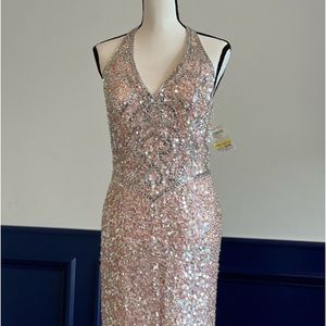 Pink Sequin Dress